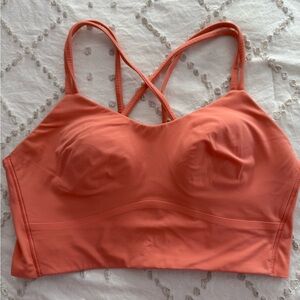 Coral lululemon Bra
